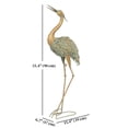 thumbnail image 3 of Outsunny Heron Garden Statue, Steel Bird Statue for Lawn, Mixed Colour, 3 of 10