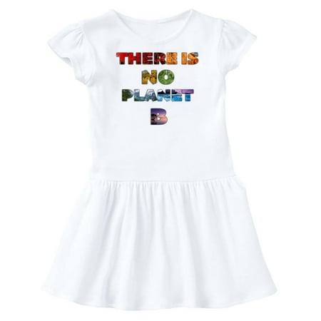 

Inktastic There is NO Planet B with Nature Rainbow Gift Toddler Girl Dress