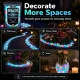 thumbnail image 4 of AsdQ Night Guide Pebbles Solar Colorful Luminous Garden Stones for Outdoor Landscaping, Solar Glow Rocks for Walkway, Fish Tank, Patio, Yard Decor (Multicolor, 400pcs), 4 of 9