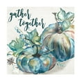 thumbnail image 2 of Tre Sorelle Studios 20x20 Black Ornate Wood Framed with Double Matting Museum Art Print Titled - Blue Watercolor Harvest  Square Gather Together, 2 of 4