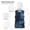 thumbnail image 3 of Sikiie Heart Axolotl Basketball Jersey Reversible Men's Mesh Athletic Sports Shirts Training Practice S-4XL, 3 of 6