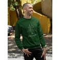 thumbnail image 2 of Modern Y2k Techno Style Sweatshirt Men -Image by Shutterstock, Male XX-Large, 2 of 4