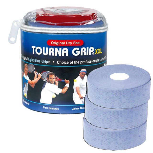 Tourna Grip XXL, Empuñaduras de Tenis Originales Dry Feel (30 unidades por rollo)