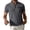 Dark Gray, variant on Klisyaur Men's T Shirts Quarter Zip Casual Comfortable Tops with Pockets Mock Neck Short Sleeve Shirt for Men