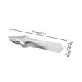 thumbnail image 2 of unbranded 10Ud Cuchillo De Acero Inoxidable Para Pelar Piña Herramienta Para Cocina Con Mango Ergonómico Plata, 2 of 8