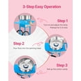 thumbnail image 4 of VEVOR Electric Cotton Candy Machine with Cart, 1000W Commercial Candy Floss Maker with 20.5 in Stainless Steel Bowl, Sugar Scoop, and Drawer, Easy to Use, for Home, Kids Birthday, Family Party, Blue, 4 of 9