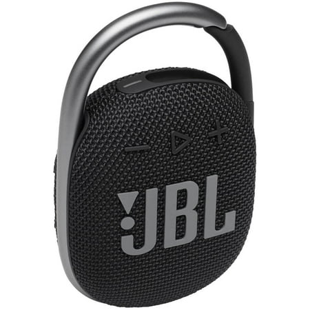 JBL Clip 4: Portable Speaker with Bluetooth, Built-in Battery, Waterproof and Dustproof Feature - Black (JBLCLIP4BLKAM)