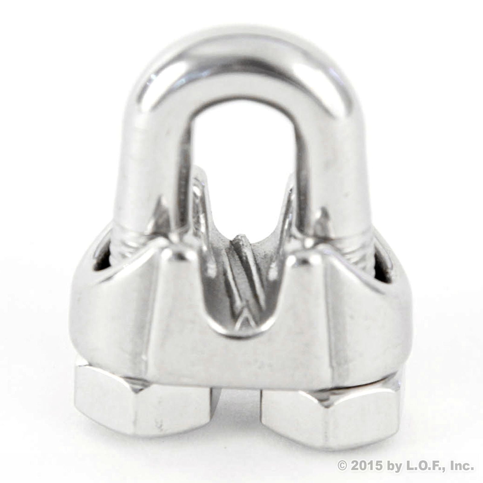 Red Hound Auto Malleable Galvanized Wire Rope Cable Clip 1/8 Inches