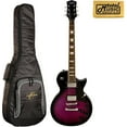 thumbnail image 1 of Oscar Schmidt OE20FTPB 6-String Solid-Body Electric Guitar - Trans Purple W/Gigbag, OE20FTPB BAG, 1 of 10
