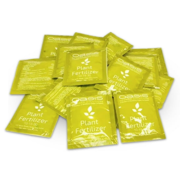 Oasis Leafy Greens & Vegetables Water-Soluble Fertilizer with Instant Nourishment (20 Pack)