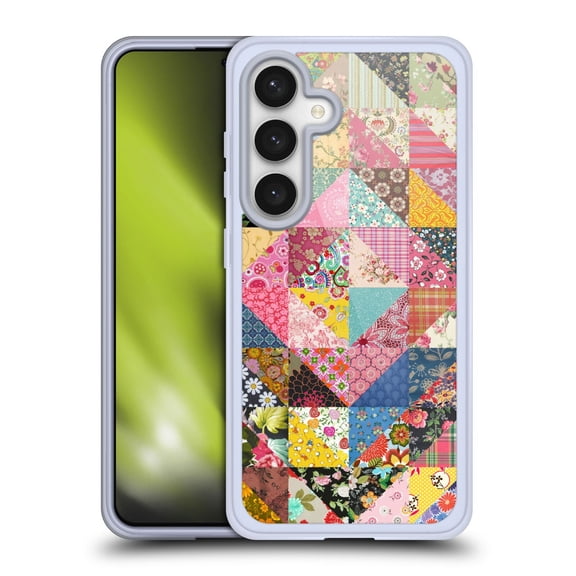 Head Case Designs Rachel Caldwell Patterns Quilt Soft Gel Case for Samsung Galaxy S24 5G