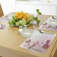 thumbnail image 4 of Ambesonne Pink Place Mats Set of 4, Strawberry Cake Balloons, Standard Size, Pink Tan Cream, 4 of 6