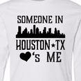 thumbnail image 4 of Inktastic Houston Texas Someone Loves Me Skyline Long Sleeve Youth T-Shirt, 4 of 5