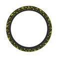 thumbnail image 6 of Kdxio Cute Cartoon Dinosaurs Green Silhouette Pattern Print Elastic Stretch Steering Wheel Cover,Auto Steering Wheel Cover,15 Inch Anti-Slip,Warm in Winter and Cool in Summer,Fit Suvs,Vans Cars,Trucks, 6 of 7