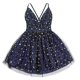 thumbnail image 5 of Vestido Mini vestido sexy para mujer Vestido de verano sin espalda con cuello en V Vestido informal con correa para fiesta y club Kuymtek Azul marino T S para Mujer, 5 of 9