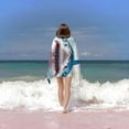 thumbnail image 6 of PHYHOO Colorful Shark Print Sand Free Microfiber Beach Towel Lightweight Oversized Quick Dry for Kids &amp; Adults for Swimming, Pool, Camping, Yoga, Traveling Essentials 30x60in, 6 of 8