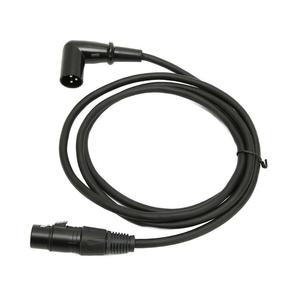 Cable de micrófono XLR, Cable de sonido XLR, Cable XLR macho macho de ángulo recto, Cable hembra XLR Maleto elaborado con cuidado