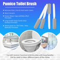 thumbnail image 5 of 4Pcs Pumice Stone Toilet Cleaning Brush with Extra Long Handle Sink Bathtub Limescale Stain Remove for Bathroom WC Cleaning Tool, 5 of 5