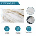thumbnail image 6 of Abstract White Gold Placemats Set of 6, Simple Marble Geometric Washable Wipeable Table Mats for Dining Tables, Indoor Outdoor Kitchen Place Mats for Holiday Party Table Decor, 6 of 9