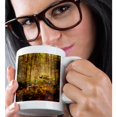 thumbnail image 2 of 3drose, Rabbit by Bench with Bird and Pumpkin, Squirrel and Rabbit by Log, 11oz Magic Transforming Mug, 2 of 7