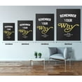 thumbnail image 5 of VELVET Remember Your Why-Inspirational Office Quotes Wall Art Purpose Humility & Goals Verbs Artwork Easy to Hang- 12x16inch Framed, 5 of 6
