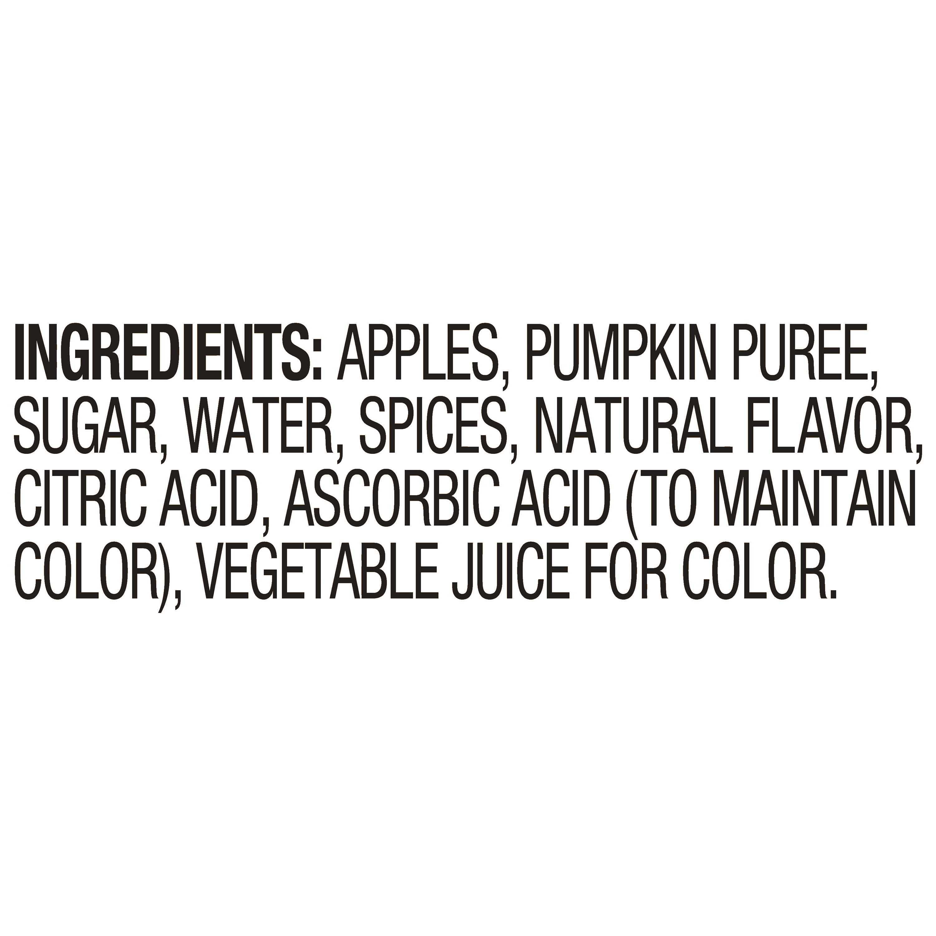 (12 pack) Great Value Pumpkin Spice Applesauce, 4 oz, 6 Count