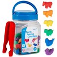 thumbnail image 1 of Mini tarros para educación de Farm Animal Counters, juego de 36 niños, 1 of 7