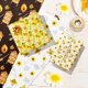 thumbnail image 5 of 12 Sheets Bee Wrapping Paper Set - Yellow Black Bee Honeycomb Pattern - Gift Wrapping Paper for Winter Baby Shower, Birthday Party Decorations - 4 Designs, 5 of 5