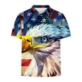 thumbnail image 4 of Njoeus Mens T-Shirts Mens T Shirts 4Th Of July Golf Shirts For Men, American Flag Print T-Shirt, Patriotic Golf Shirts For Men, Cool Graphic Golf Tee Shirts Xs-4Xl Gym Shirts For Men On Clearance, 4 of 5
