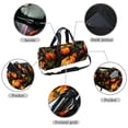 thumbnail image 2 of Thanksgiving Travel Sports Bag with Shoe Compartment: 17.7 Inches, Interior Zipper Pocket, Large Capacity, 2 of 6