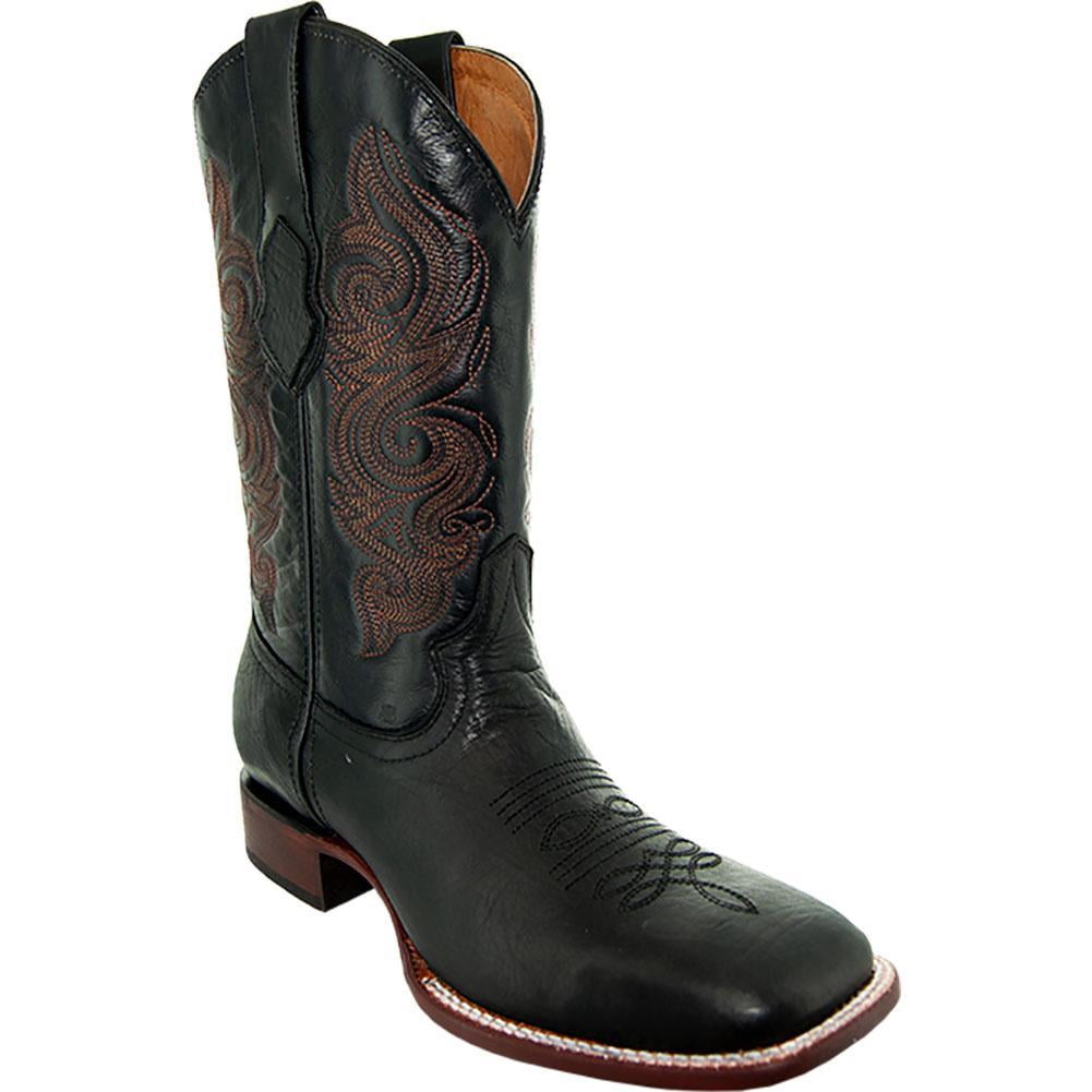 walmart black cowboy boots