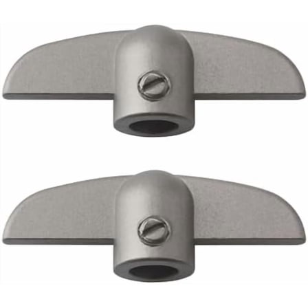 T-Handle Crank for Andersen Casement Windows, 3/8 in Tee Handle Casement Operator, Butterfly Wing Nut T-Handles (2 pcs)