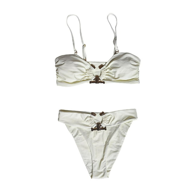 Conjunto de bikini para mujer, tanga de corte alto, traje de baño para mujer, tankini M