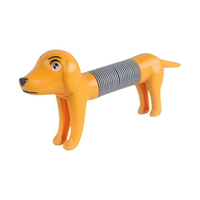 Khaki Puzzle Decompression Diy Telescopic Tube Variety Dog Toy With Opp Bag Packaging Plastic Fidget Game For Hand Exercise And Fun Khaki