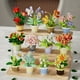 thumbnail image 2 of Ramo de bloques de construcción creativos, regalo en maceta con planta de flor eterna, planta en maceta con girasol y rosa, juguete de bloques de construcción ensamblado, 2 of 5