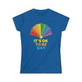 thumbnail image 4 of It's OK to Be Gay LGBTQ Flag Gay Lesbian Pride Month Rainbow Women Tops, 4 of 8