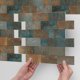 thumbnail image 3 of Adhesivo para azulejos de espuma esmerilada 3D con diseño de grano de piedra, autoadhesivo para cocina, baño, decoración de pared americana, papel tapiz impermeable a prueba de aceite, 3 of 5