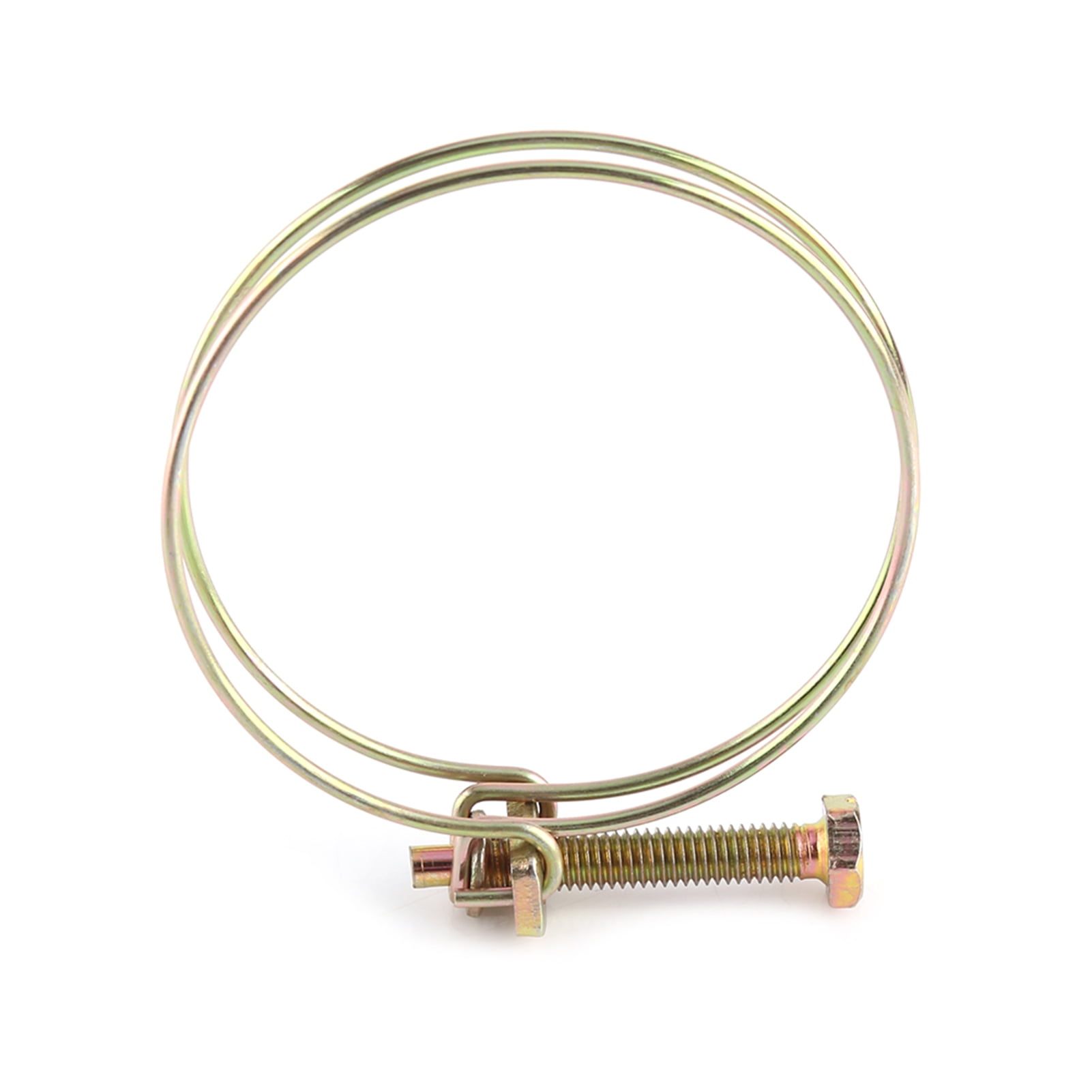 10pcs Double Wire Pipe Clips Corrugated Water Hose Barb Clamp Pipe Clip