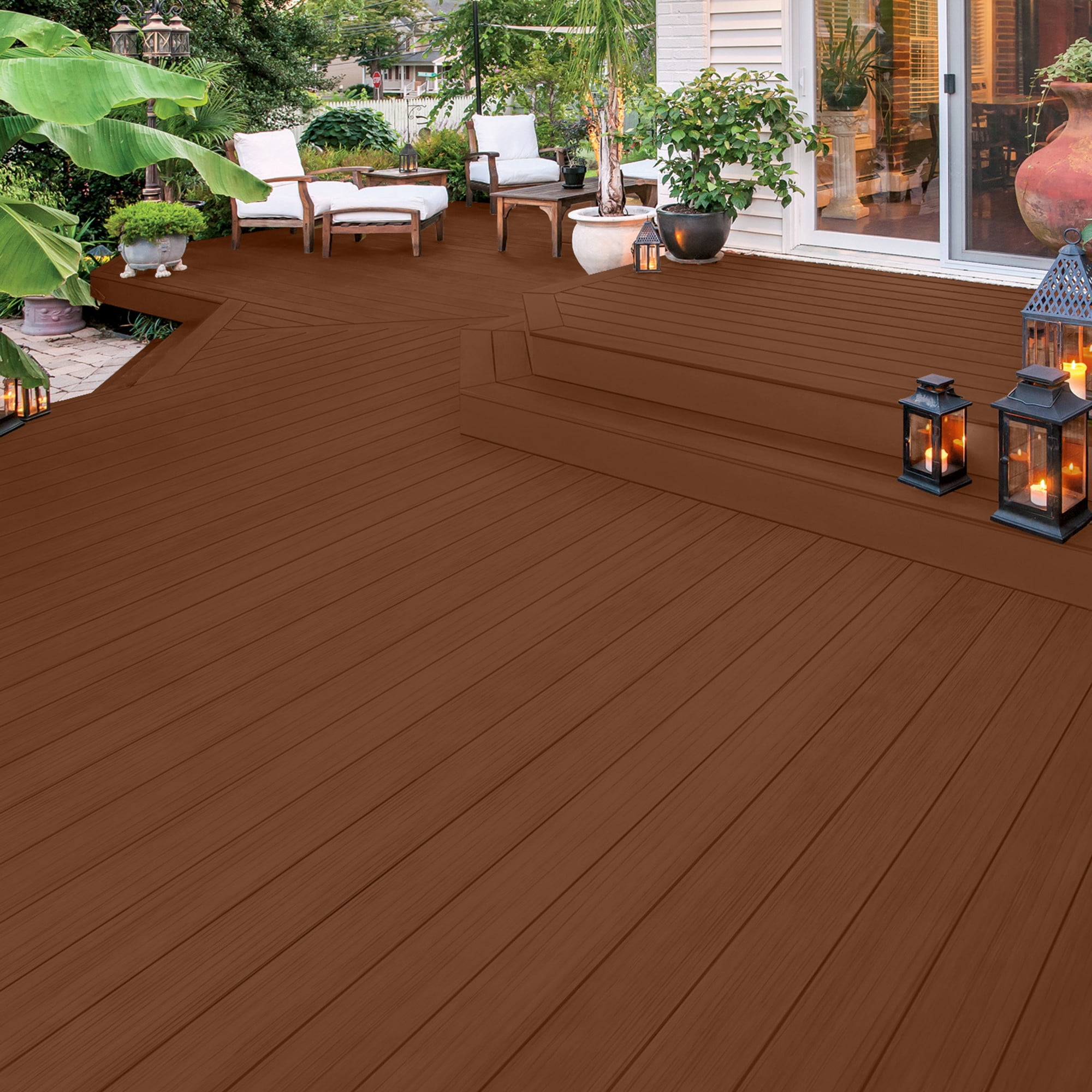 Olympic Maximum 1 Gallon SC-1084 Timberline Solid Color Exterior Stain and Sealer in One