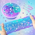 thumbnail image 3 of Slime Kit NPNE Mermaid DIY para niñas con purpurina y cubos de espuma, 3 of 7