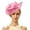 Pink, variant on TFEOQRY Women's Fascinator Tea Party Hat with Mesh Faux Feather Headband Derby Hat for Wedding Church