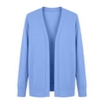 thumbnail image 6 of RQYYD Womens Open Front Cardigan Long Sleeve Lightweight Loose Casual Fall Soft Knit with Pockets, 6 of 6