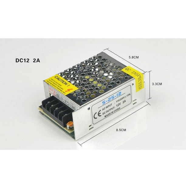 AC to DC Voltage Converter Power Supply 240v 220v to 12v 8A 60W