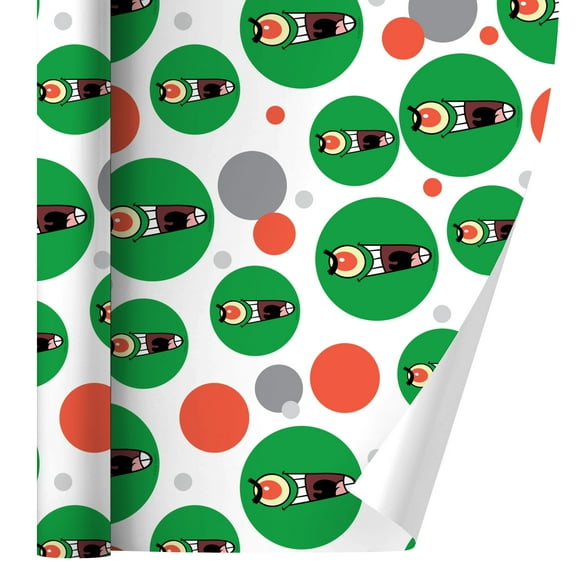 SpongeBob Plankon Face Gift Wrap Wrapping Paper Roll