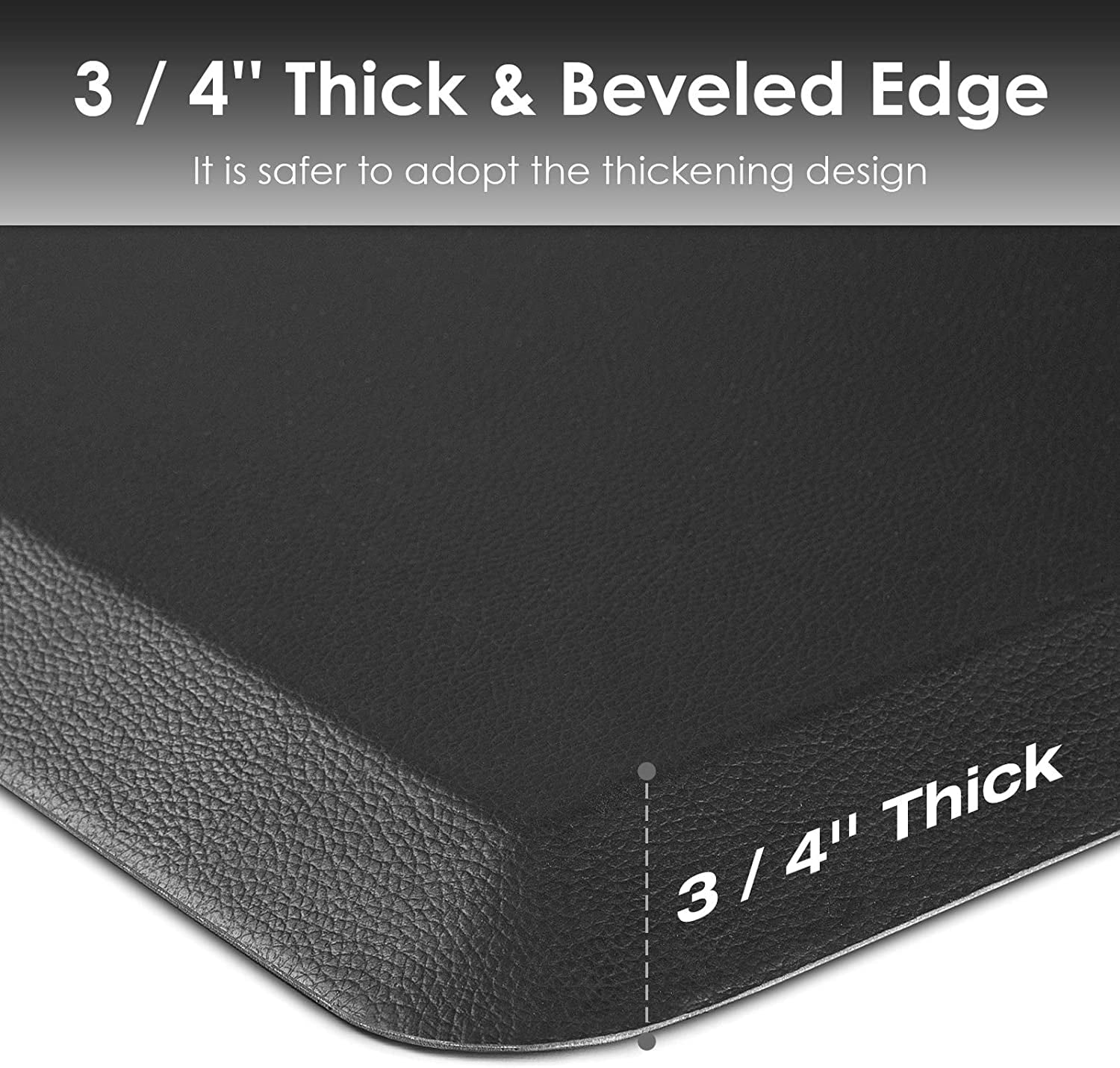 Premium Anti-Fatigue Comfort Mat for Kitchen Office Standing Desk Non-Slip 
