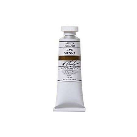 M. Graham 1/2-Ounce Tube Gouache Paint, Raw Sienna