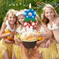 thumbnail image 4 of Tropical Cartoon Birthday Number Candle, Cartoon Flower Summer Blue and Red Candle Topper Fun & Colorful Cake Topper for Hawaiian Party Decorations Perfect for Kids‘ Birthday Cake (8), 4 of 7