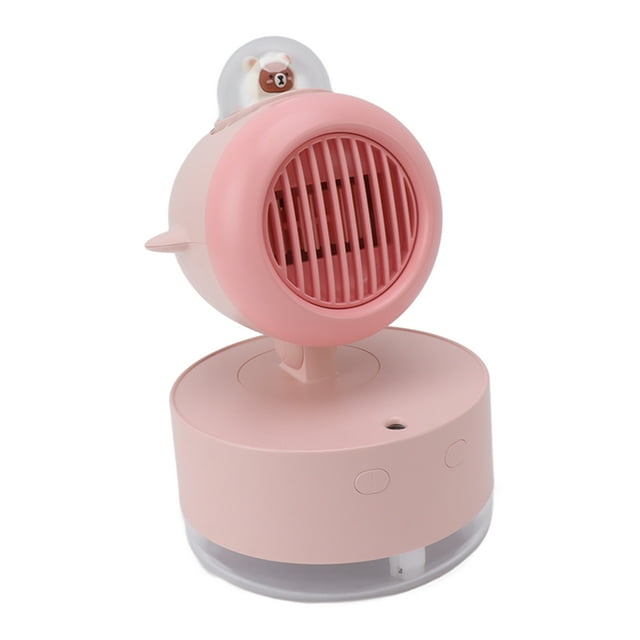 Mini ventilador de oso, ventilador de refrigeración de mini oso, ventilador de nebulización, ventilador de escritorio, resultados impresionantes