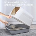 thumbnail image 5 of Lishi Gray Enclosed Cat Litter Box - Stylish and Convenient, 5 of 5
