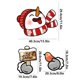 thumbnail image 3 of Adornos navideños, adornos para árboles de Navidad, regalos navideños, valla navideña, letrero colgante, decoración para patio, exterior, tablero hueco, muñeco de nieve, placas decorativas., 3 of 6